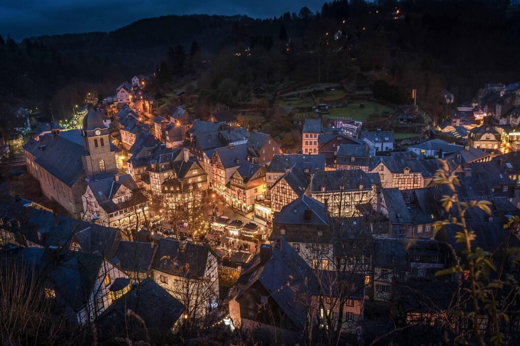 town, festive season, monschau, winter, germany, deutschland, europe, holidays, winter, winter, winter, winter, winter, germany, europe